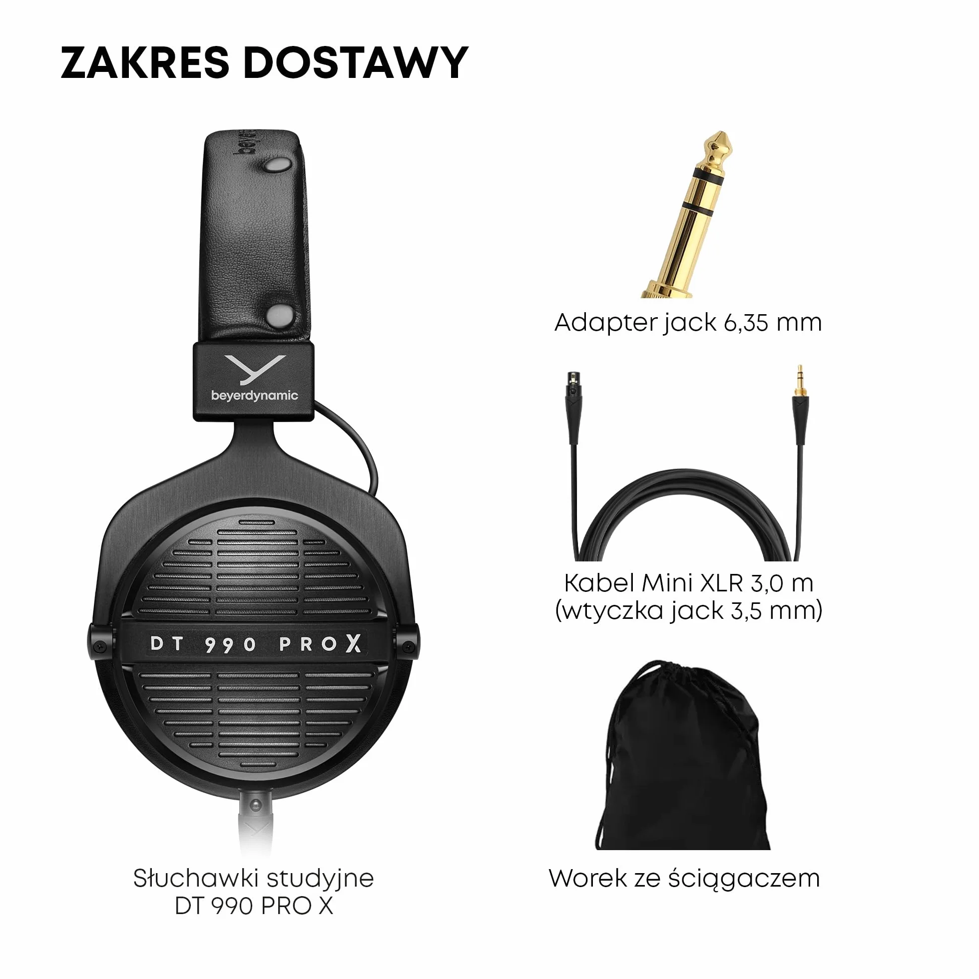 beyerdynamic DT 990 PRO X otwarte, wokółuszne słuchawki studyjne do krytycznego słuchania i edycji (otwarte)