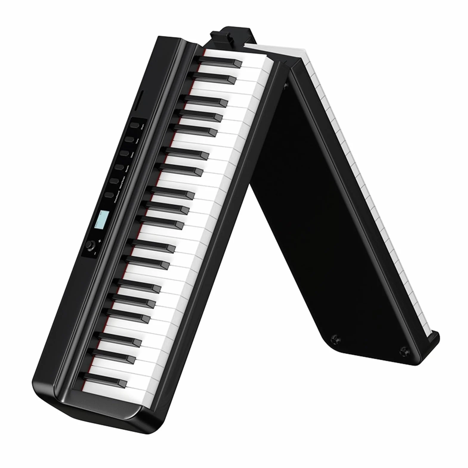 88 Keyboard, klawiatura akumulatorowa z Bluetooth MIDI, składane pianino cyfrowe, przenośne, pełnowymiarowe, dotykowe, elektryczne pianino, wbudowane dwa głośniki, dla początkujących i profesjonalistó