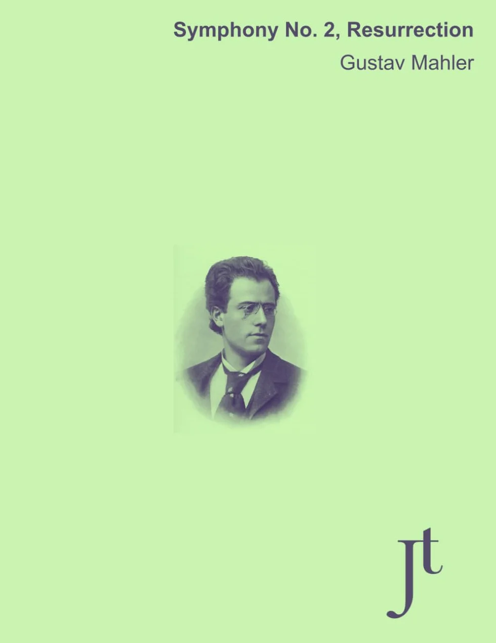 Symphony No. 2, Resurrection: Full score bound for study and review
