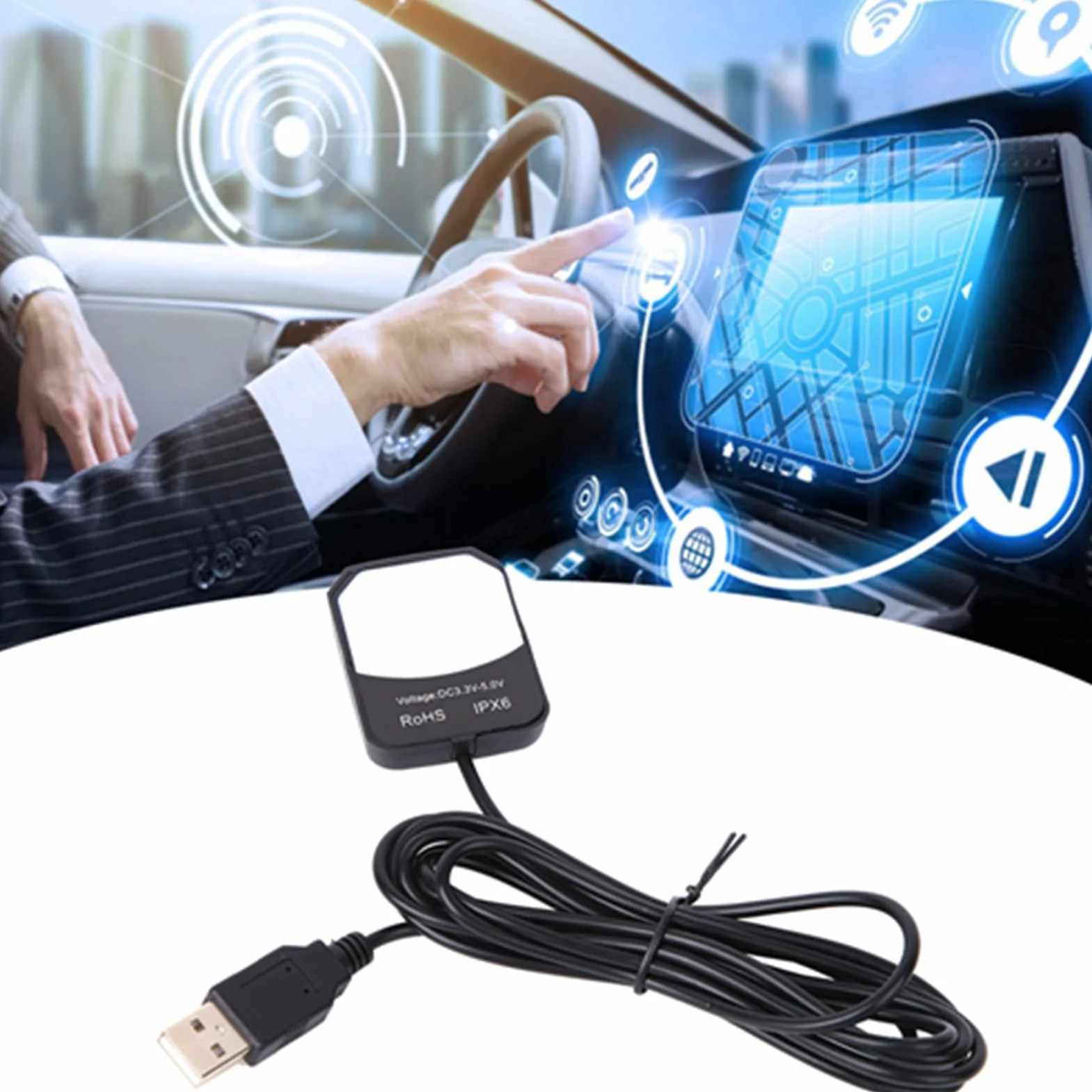VK-162 Odbiornik Gps na Usb Moduł Anteny Gps 10HZ Moduł Nawigacyjny DC3.3V-5V do Laptopa PC Nawigacja Samochodowa Morska