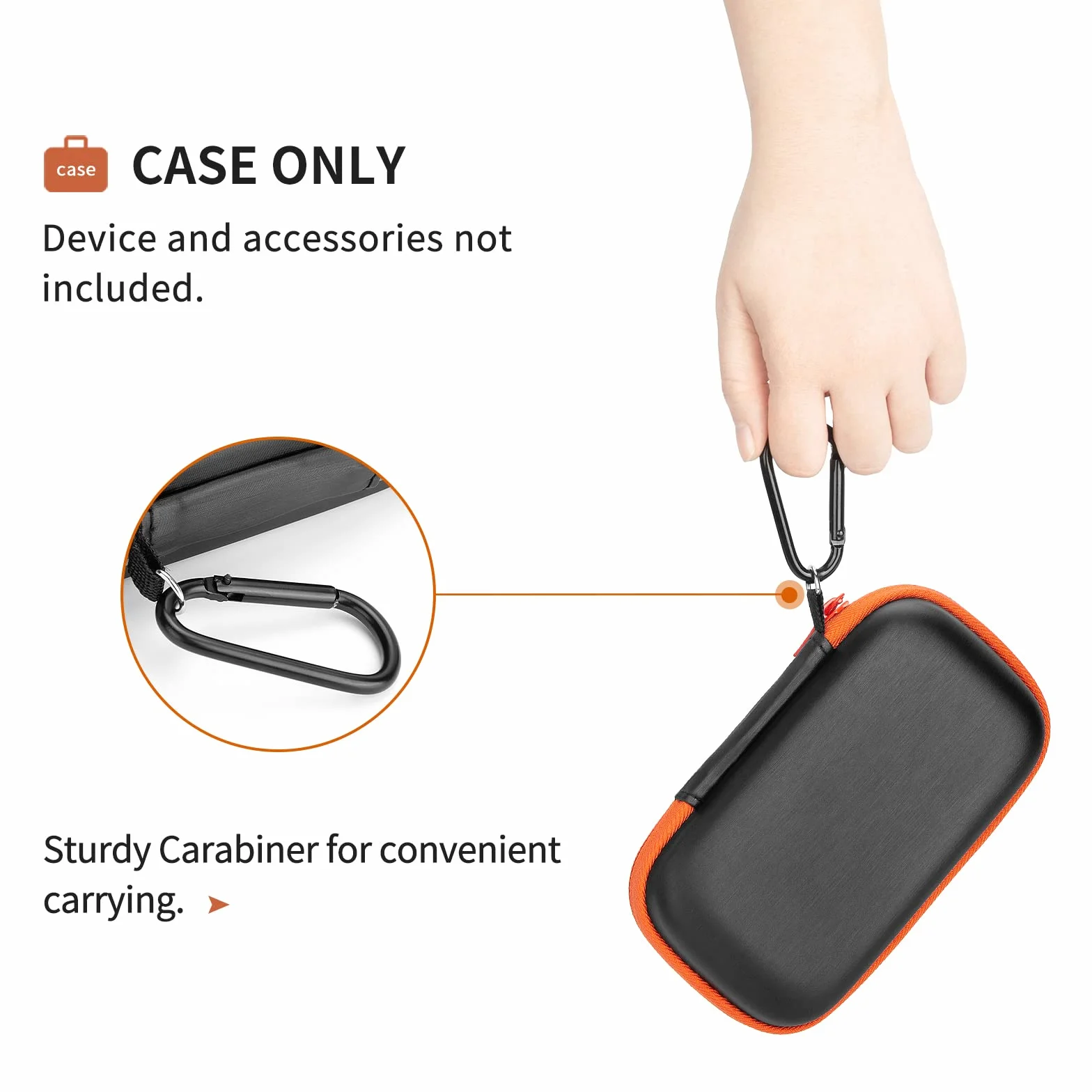Yinke Twarda obudowa na Extreme Pro/Extreme Portable External SSD 500GB 1TB 2TB, Pokrywa ochronna do przechowywania torby do podróży