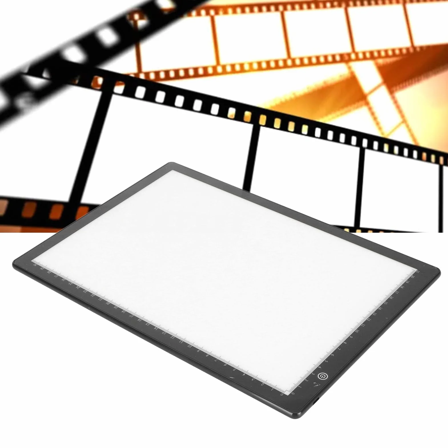 Slide Viewer Light Box do Negatywów Filmowych, Aplikacja SlideScan, Aplikacja FilmBox, Ultracienka Edycja w Formacie Miękkie Diody LED Zasilany Przez USB Skaner Slajdów
