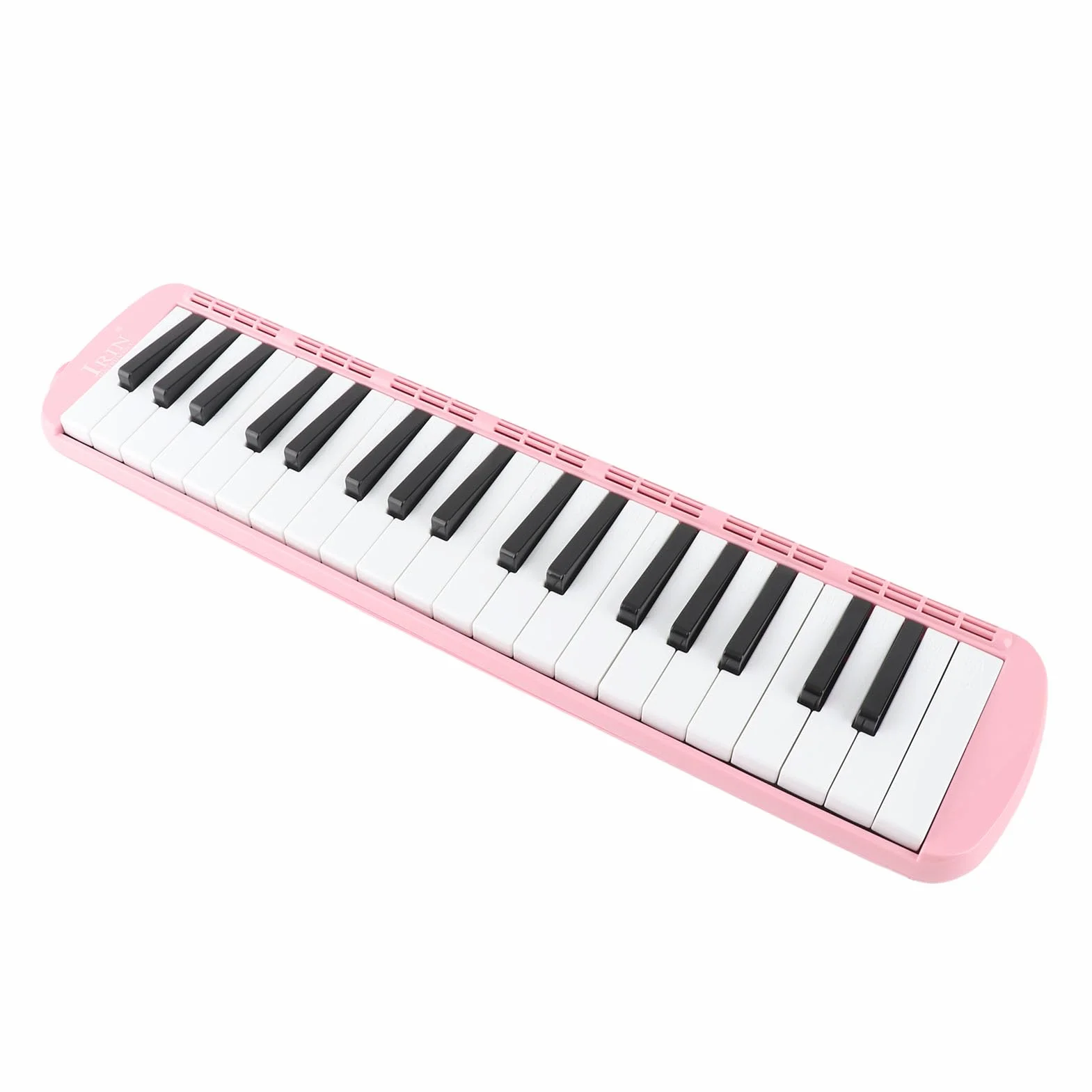 Melodica Klawiatura wiatrowa Instrument muzyczny 37 klawiszy dla miłośników muzyki Profesjonalny trening początkujący(różowy), instrument dęty,Narząd jamy ustnej