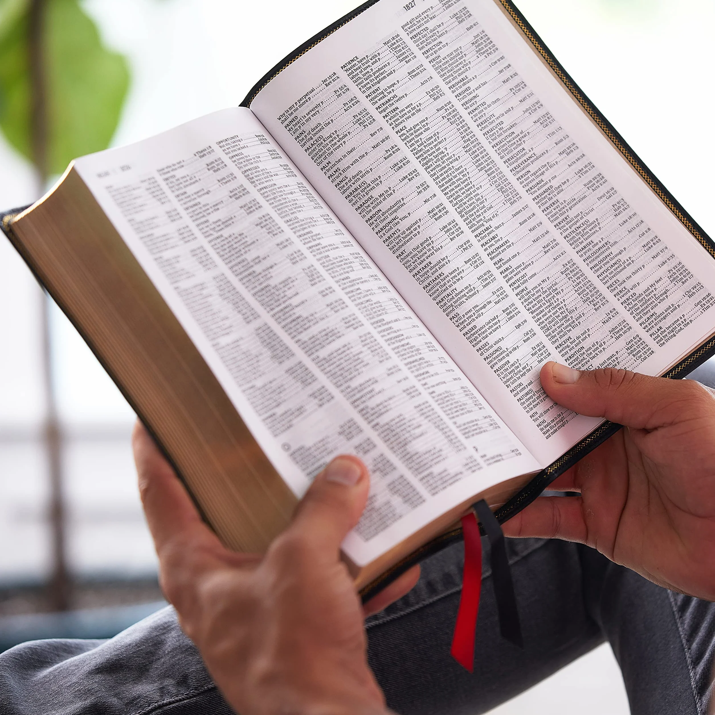 Nkjv, Reference Bible, Compact, Leathersoft, Black, Red Letter Edition, Comfort Print: Holy Bible, New King James Version