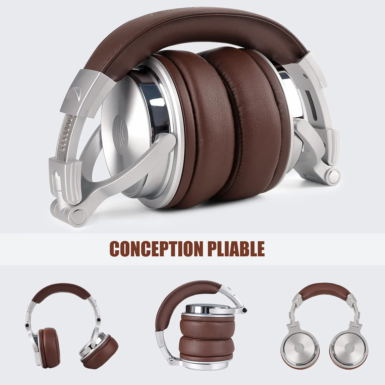 OneOdio Pro30 słuchawki przewodowe Hi-Res Audio DJ studio bawełna nauszniki Share-Port 2 wtyczki jack
