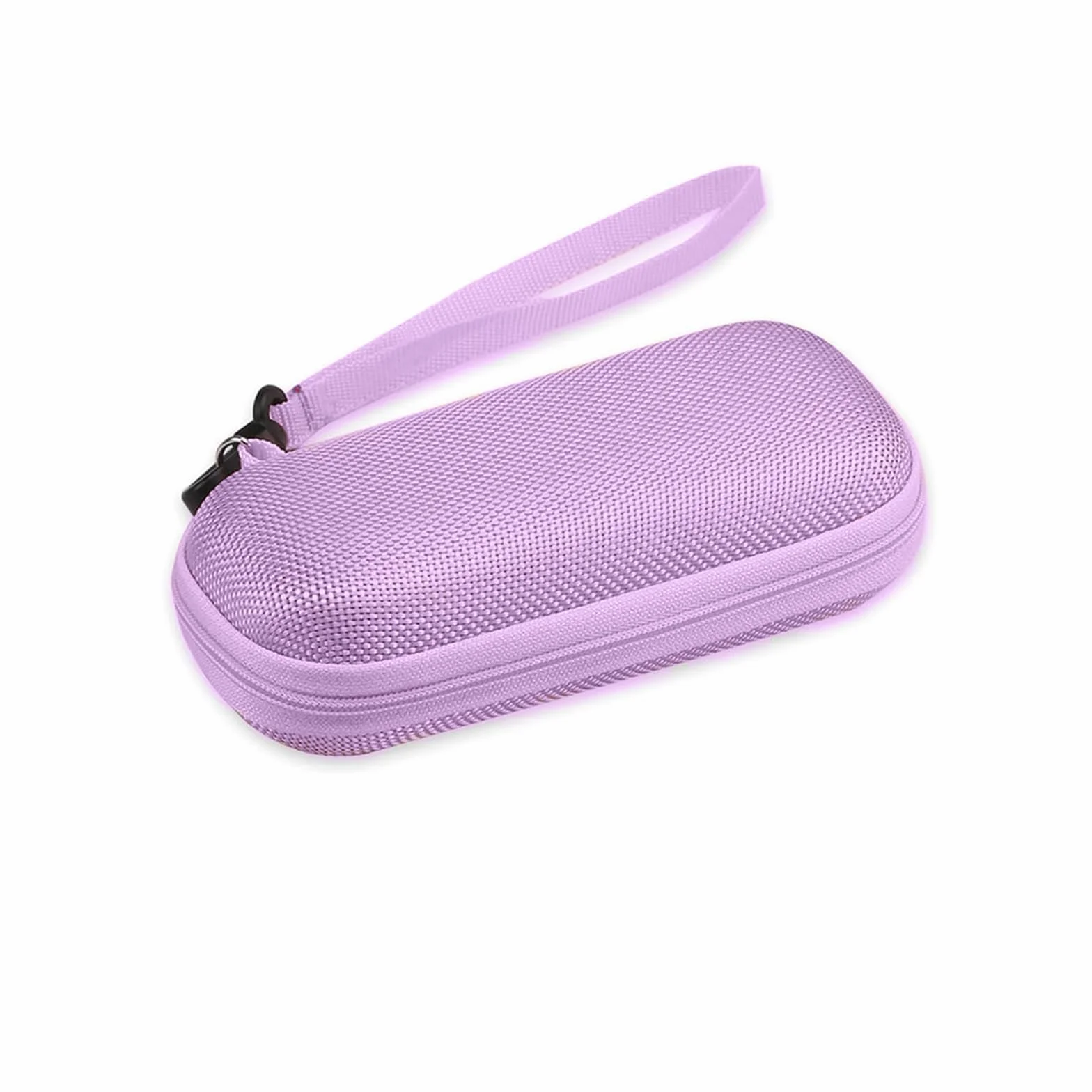 AGPTEK Twarde etui EVA do cyfrowego dyktafonu i MP3, odporne na wstrząsy i wodoodporne etui ochronne do przechowywania i ochrony MP3/słuchawek, kompatybilne z dużym ekranem 2,4 cala MP3, fioletowe