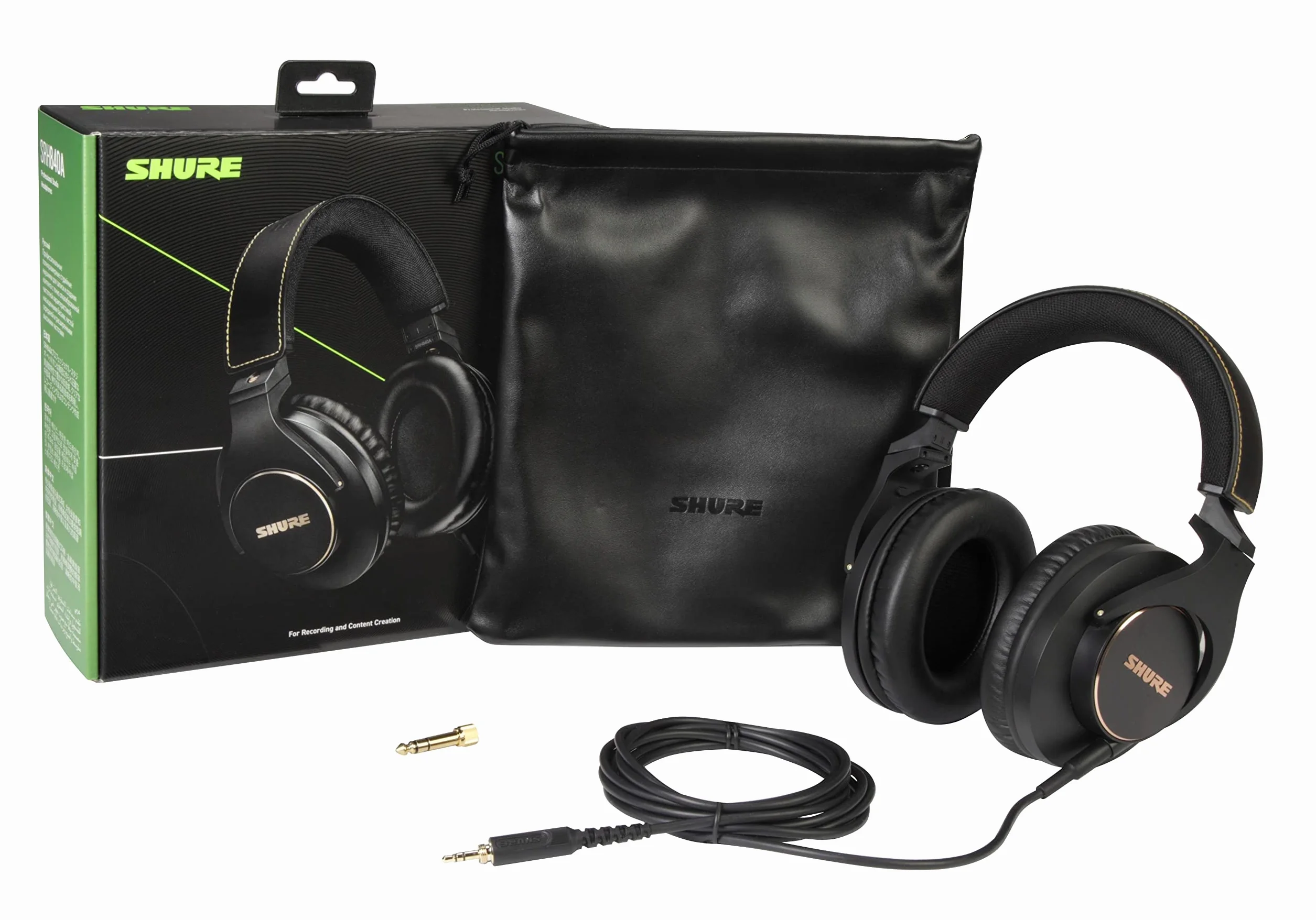 Shure SRH840A Profesjonalne słuchawki nauszne przewodowe do monitorowania 2022