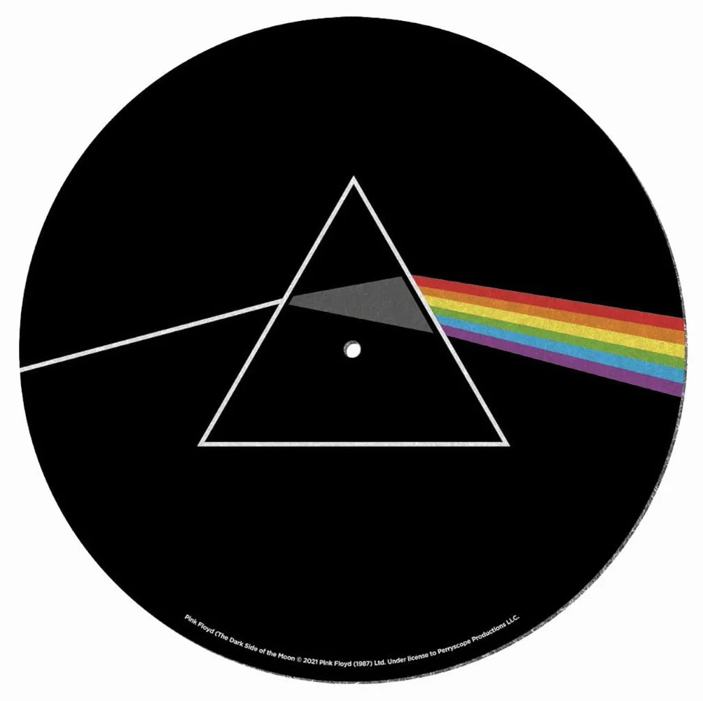 Pyramid International Dark Side Of The Moon Slipmata, Winyl, Czarny, Ø 37 cm