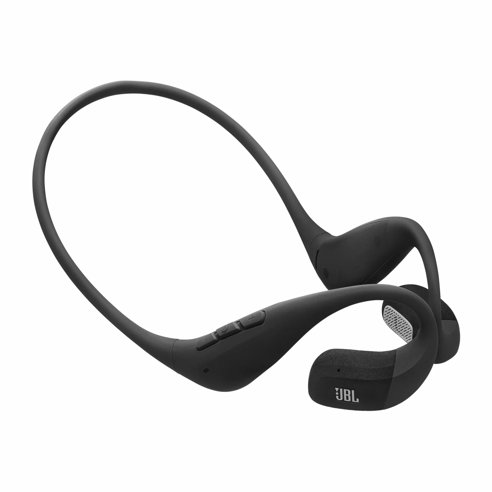 JBL Endurance Pace – bezprzewodowe słuchawki sportowe open-ear Bluetooth z technologią JBL OpenSound, lekki tytanowy pałąk z pamięcią kształtu, wodoodporne (IP68), do 10 h baterii, czarno-szare