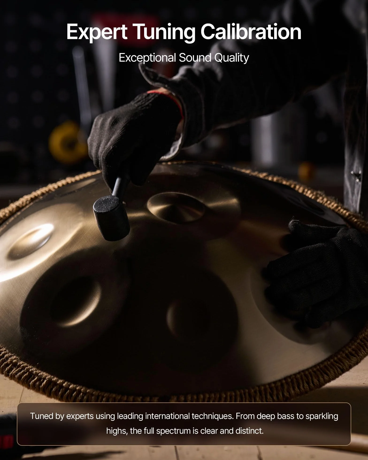 VEVOR Handpan bęben stalowy 22 w 9 nutach 432 Hz D moll instrument perkusyjny