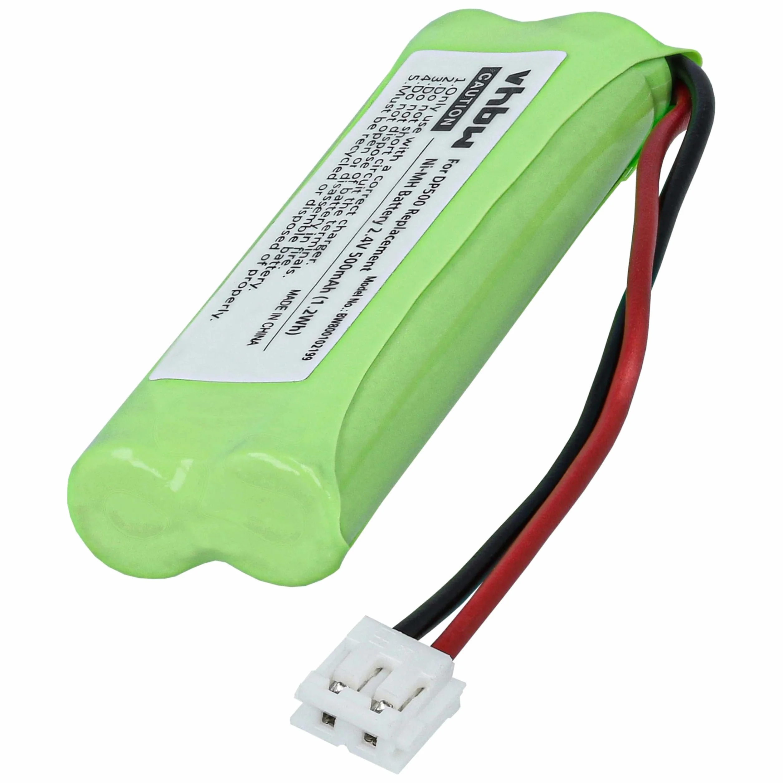 vhbw 2 x bateria pasująca do Medion MD82622, MD83001, MD83022, MD83091, MD83166, MD83274, MD83542, m.in. telefon stacjonarny (500 mAh, 2,4 V, NiMH)