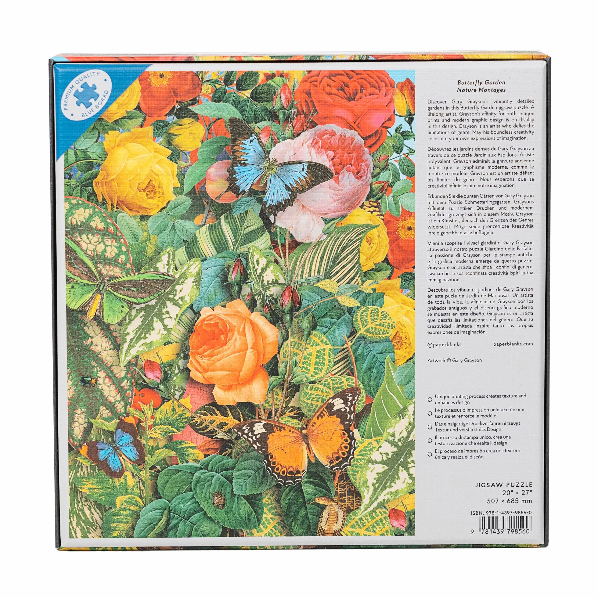 Puzzle Paperblanks Jardin aux Papillons 1 000 pièces