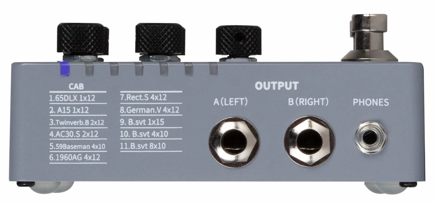 Mooer Effects CAB X2 Symulator ekranu