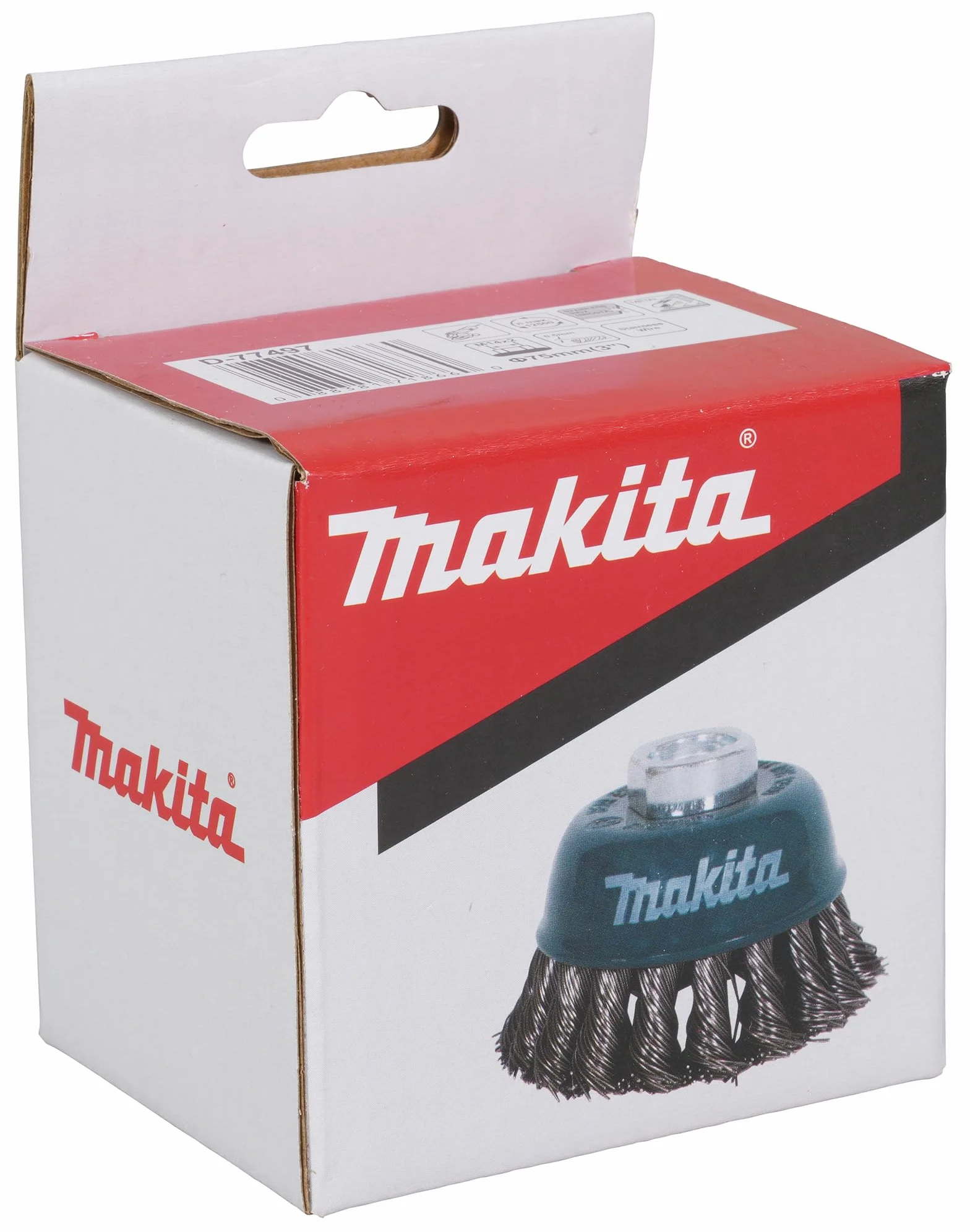 Makita D-77497 szczotka druciana garnkowa, węzła, 75 x M14
