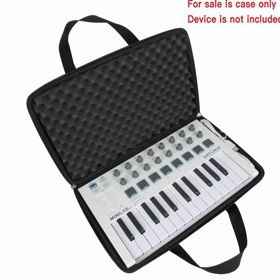 Hermitshell Etui podróżne na Arturia MiniLab MKII/Arturia MiniLab 3 Mini Inverted MIDI Controller