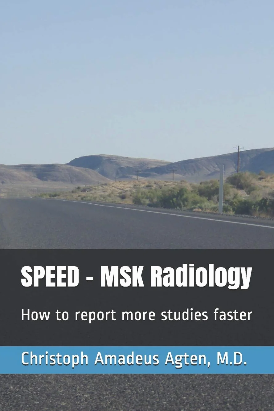 SPEED - MSK Radiology: How to report more studies faster