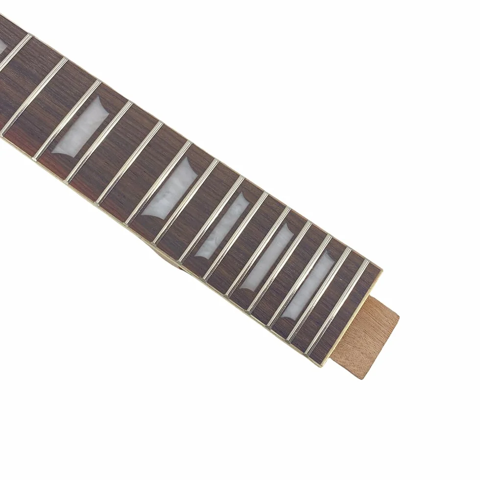 Yinfente Rękojeść do gitary 22 progi 62,9 cm z drewna mahoniowego i palisandrowego