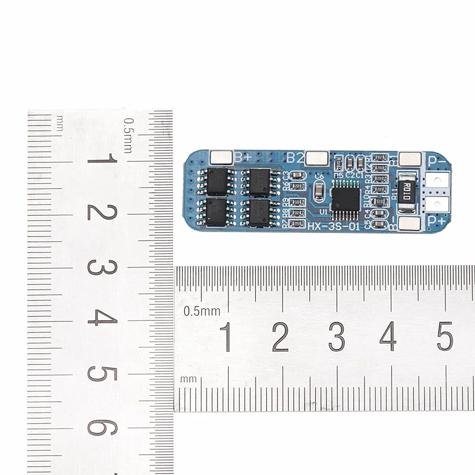 DollaTek 2 sztuki 3S 12V 18650 10A BMS ?adowarka litowo-jonowa bateria litowa karta ochronna 10,8V 11,1V 12,6V