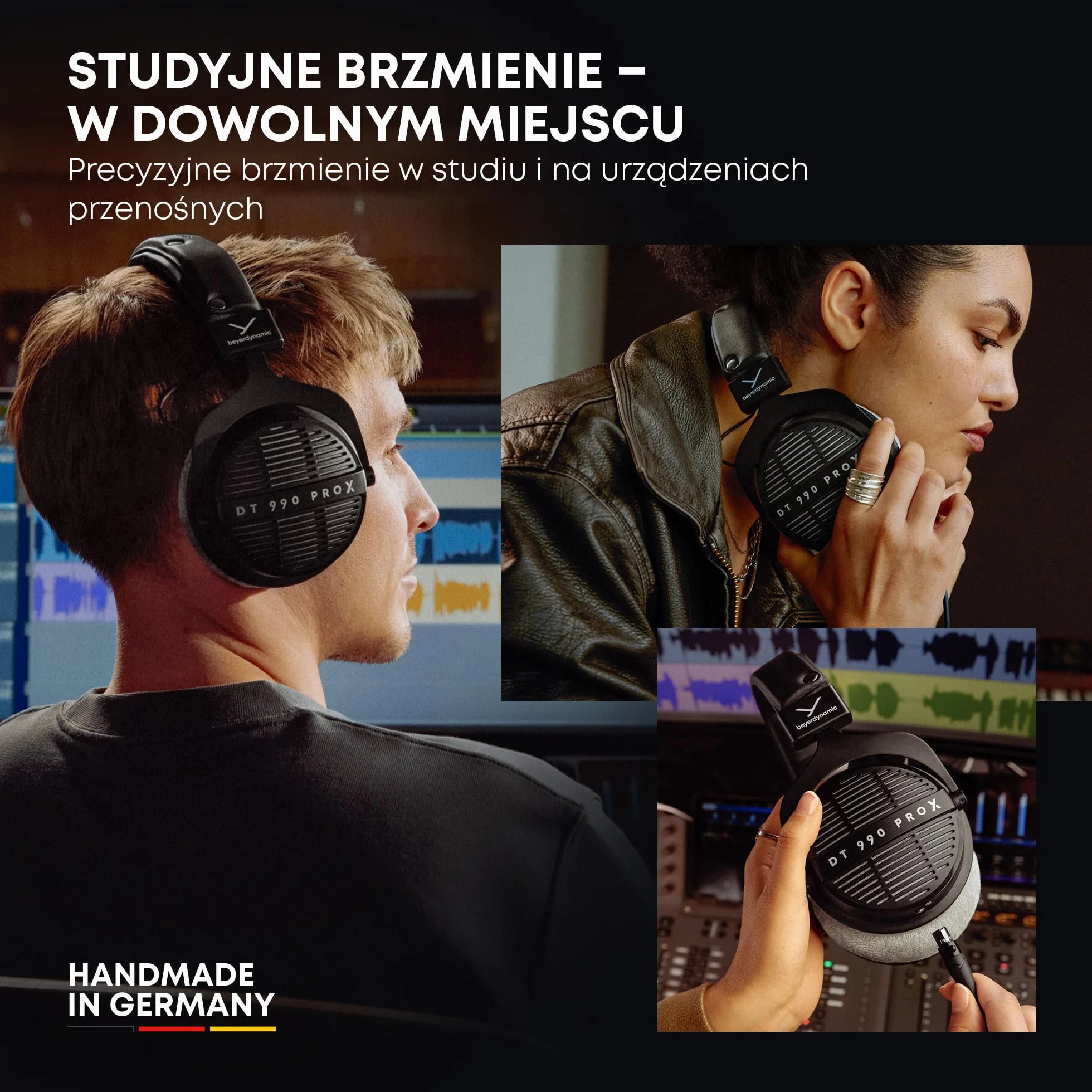 beyerdynamic DT 990 PRO X otwarte, wokółuszne słuchawki studyjne do krytycznego słuchania i edycji (otwarte)