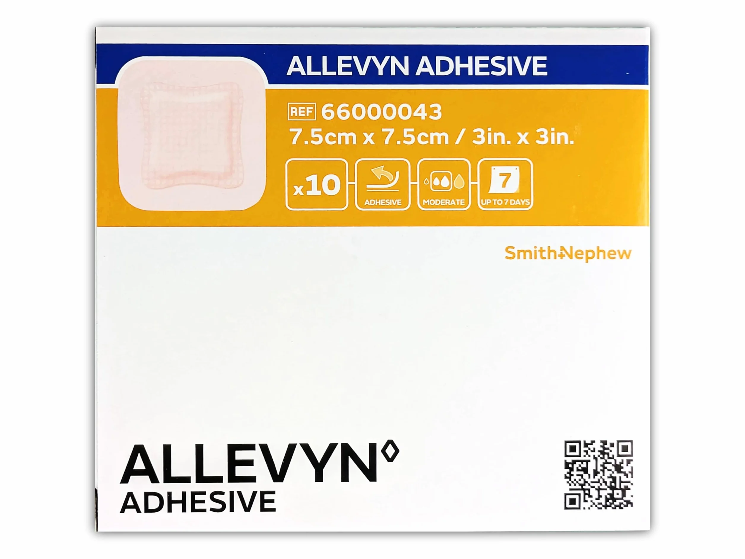 Allevyn Adhesive 7,5 x 7,5 cm 3 inx3in in 10 sztuk