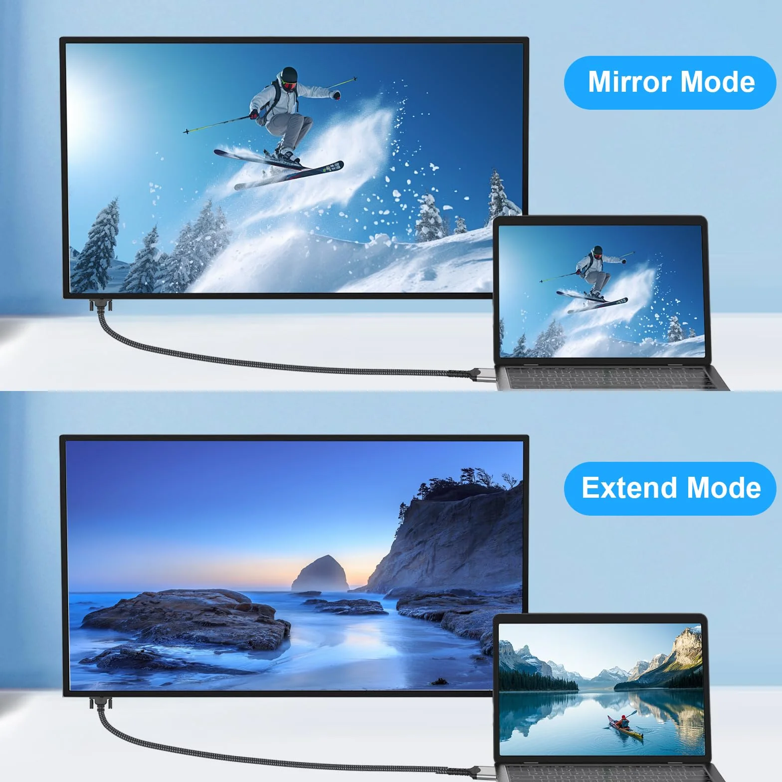 DisplayPort na DVI kabel 2 m, 4K 30 Hz Display Port do DVI-D 24+1, podwójnie pleciona linka nylonowa, obudowa ze stopu aluminium, pozłacana wtyczka, kabel DP na DVI do komputera, DVD, HDTV, projektora