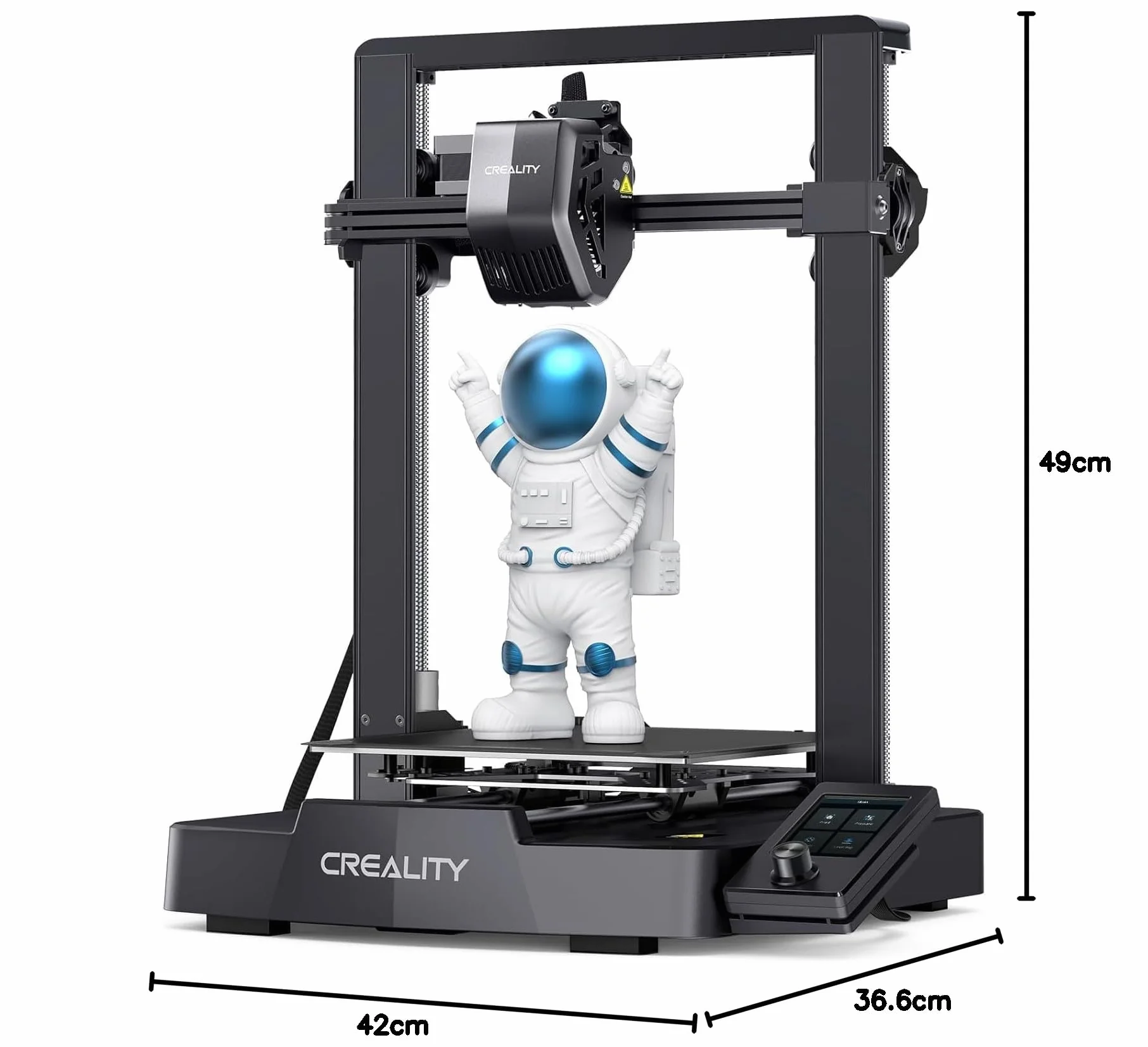 Creality Ender 3 V3 SE Drukarka 3D, prędkość druku 250 mm/s, automatycznie poziomująca się drukarka 3D FDM CR Touch z ekstruderem Sprite Direct, podwójna oś Z, rozmiar wydruku 220x220x250 mm