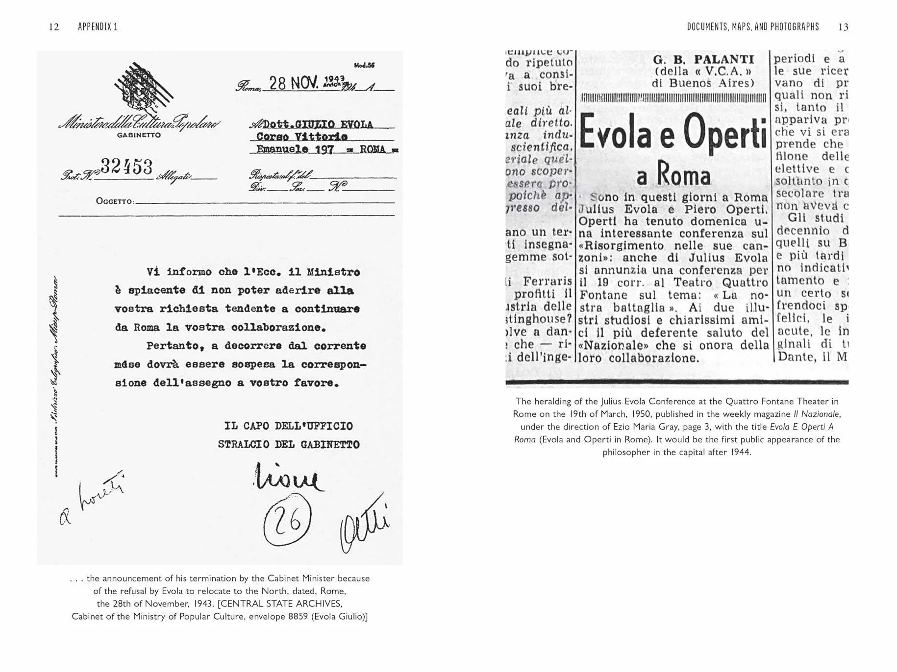 Julius Evola: The Philosopher and Magician in War: 1943-1945