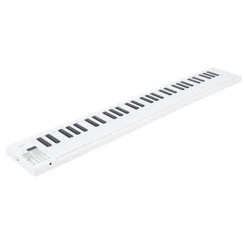 Składane Pianino z 61 Klawiszami Przenośna Klawiatura Składany Instrument Elektroniczny Zabawka z Odtwarzaniem Nagrania Pianino Elektryczne dla Początkujących dla Studentów