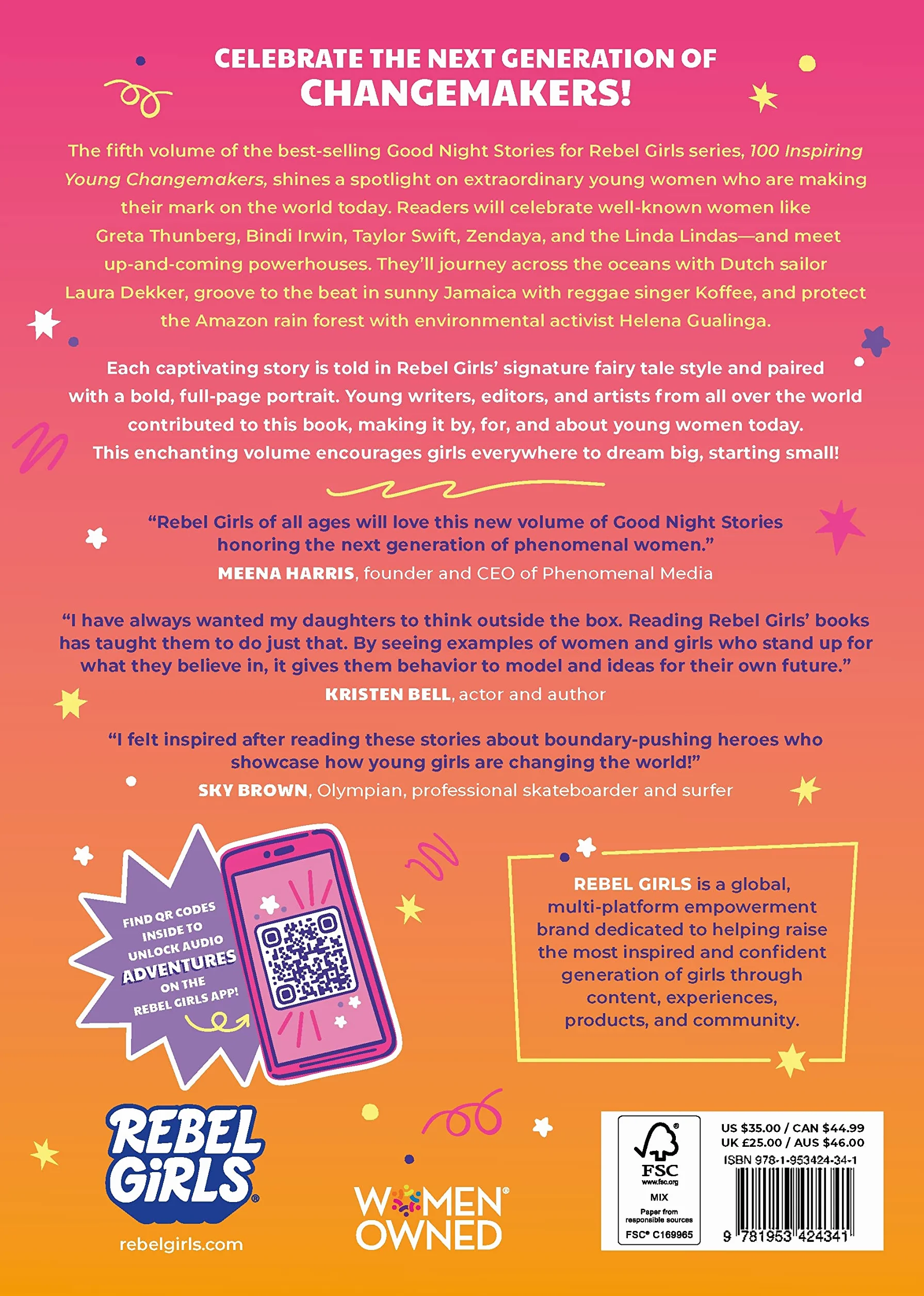 Good Night Stories for Rebel Girls: 100 Inspiring Young Changemakers: 5