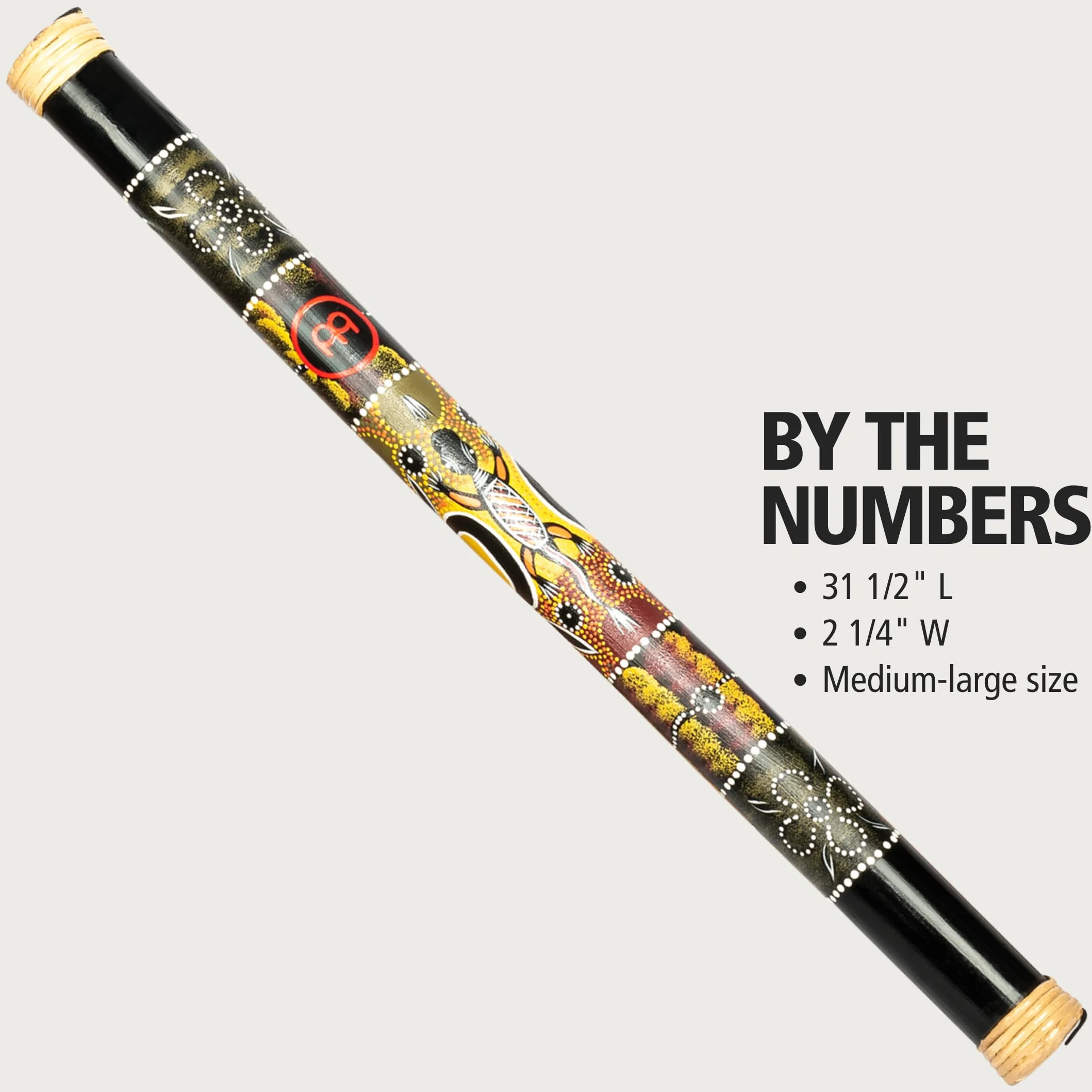Meinl Percussion RS1BK-M/L 80 cm (31,5 cala) Bambus Rainstick czarny