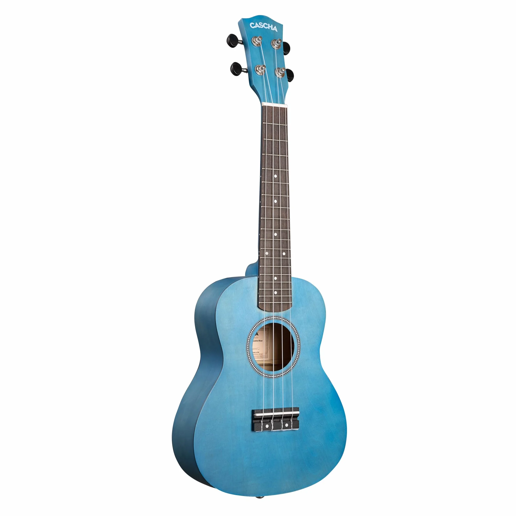 Concert Ukulele Linden Blue Set (wraz z torbą, 3 ami, książką, tunerem)