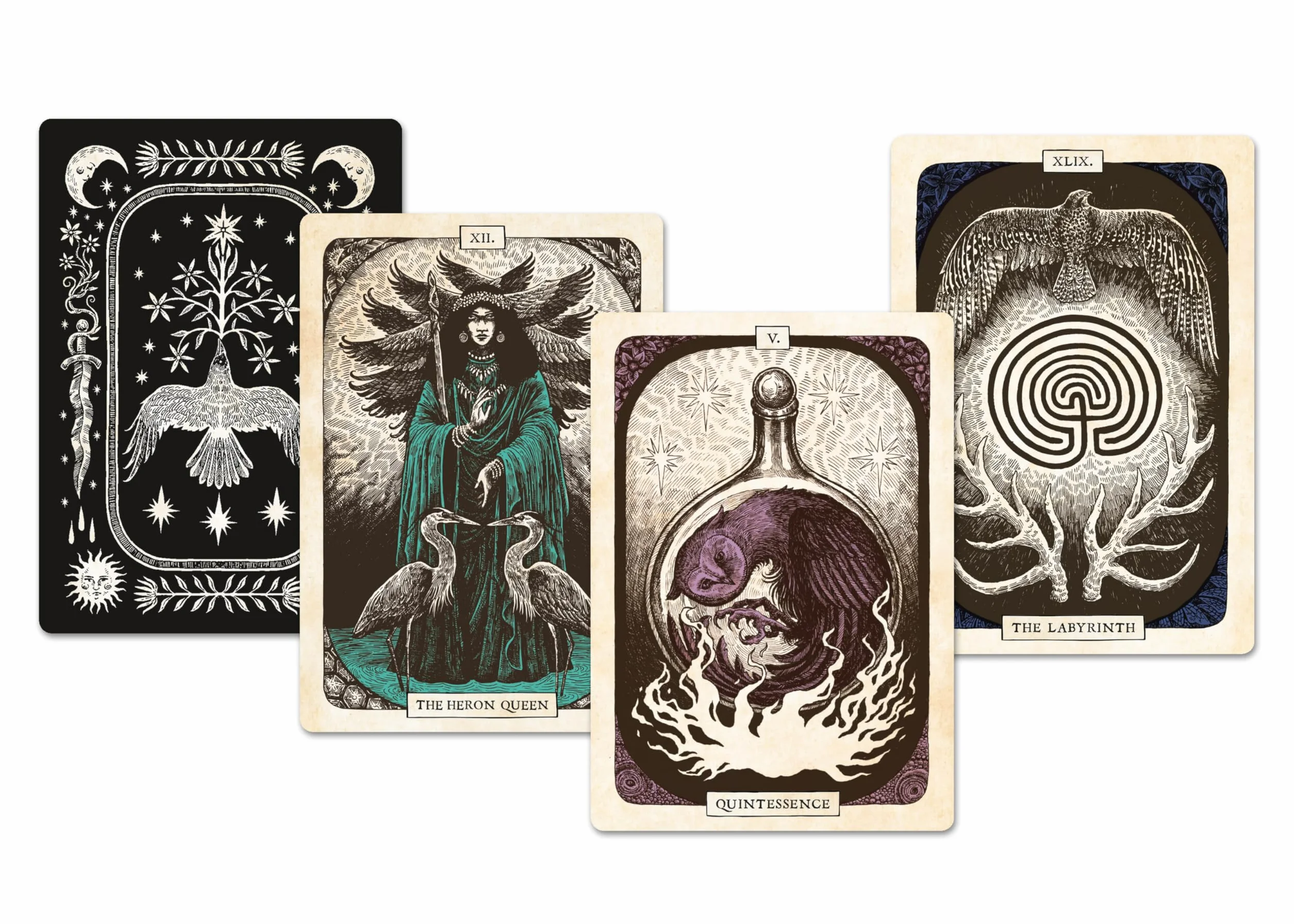 The Black Bird Oracle Deck: A 52-Card Deck and Guidebook