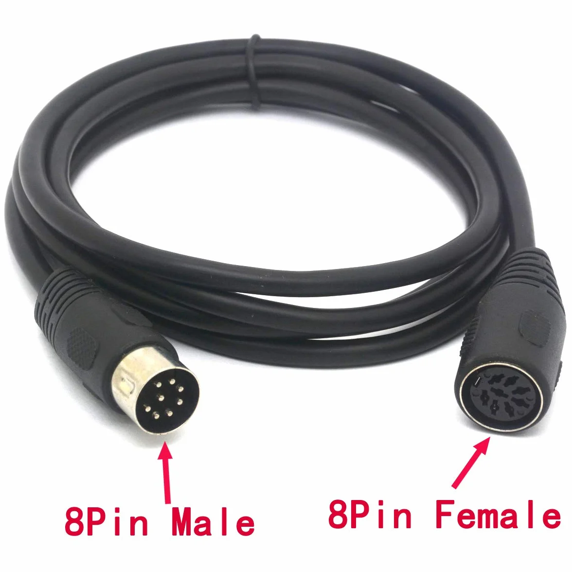 Kabel MIDI 8-pinowy Din męski na żeński adapter do Bang Olufsen B&O BeoLab POWERLINK mk2 przedłużacz 1,5 m