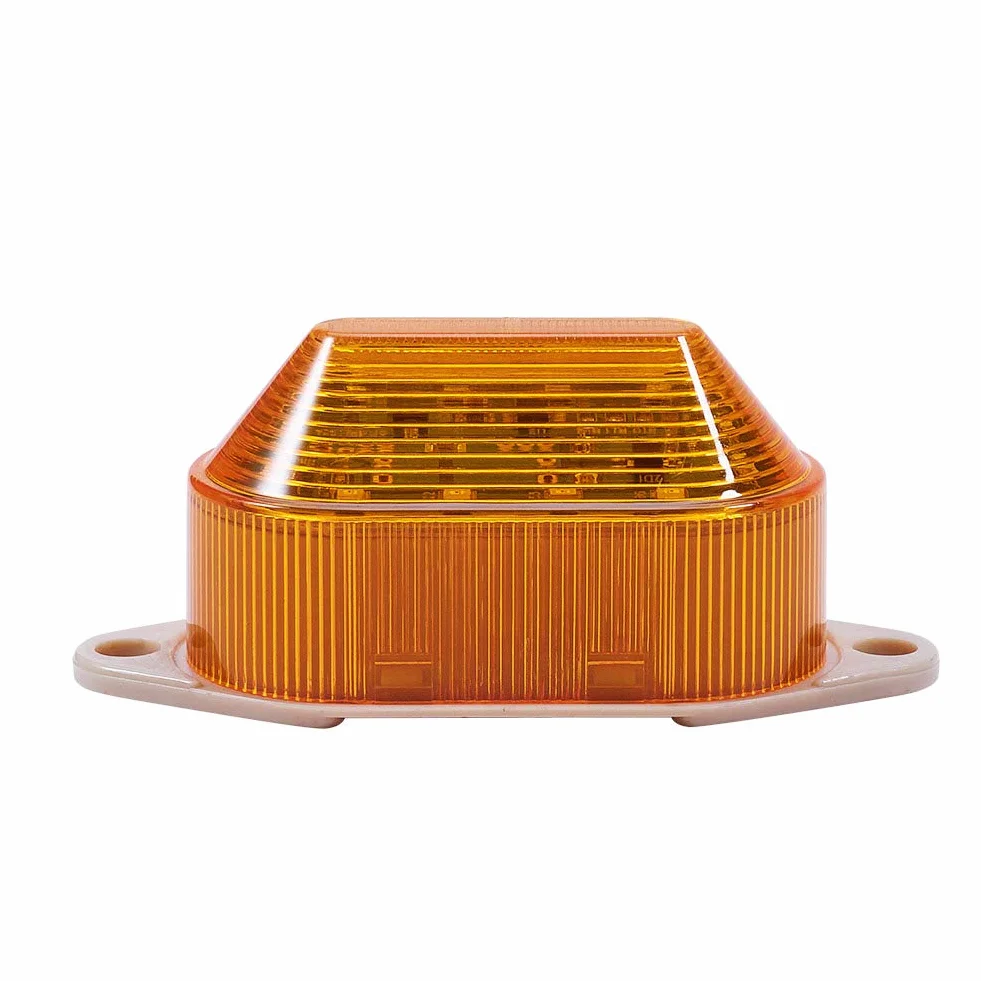 Othmro LTE-5051 12 V 3 W światło ostrzegawcze żółte światło stroboskopowe lampa sygnałowa jasne światło przemysłowe 1 szt.
