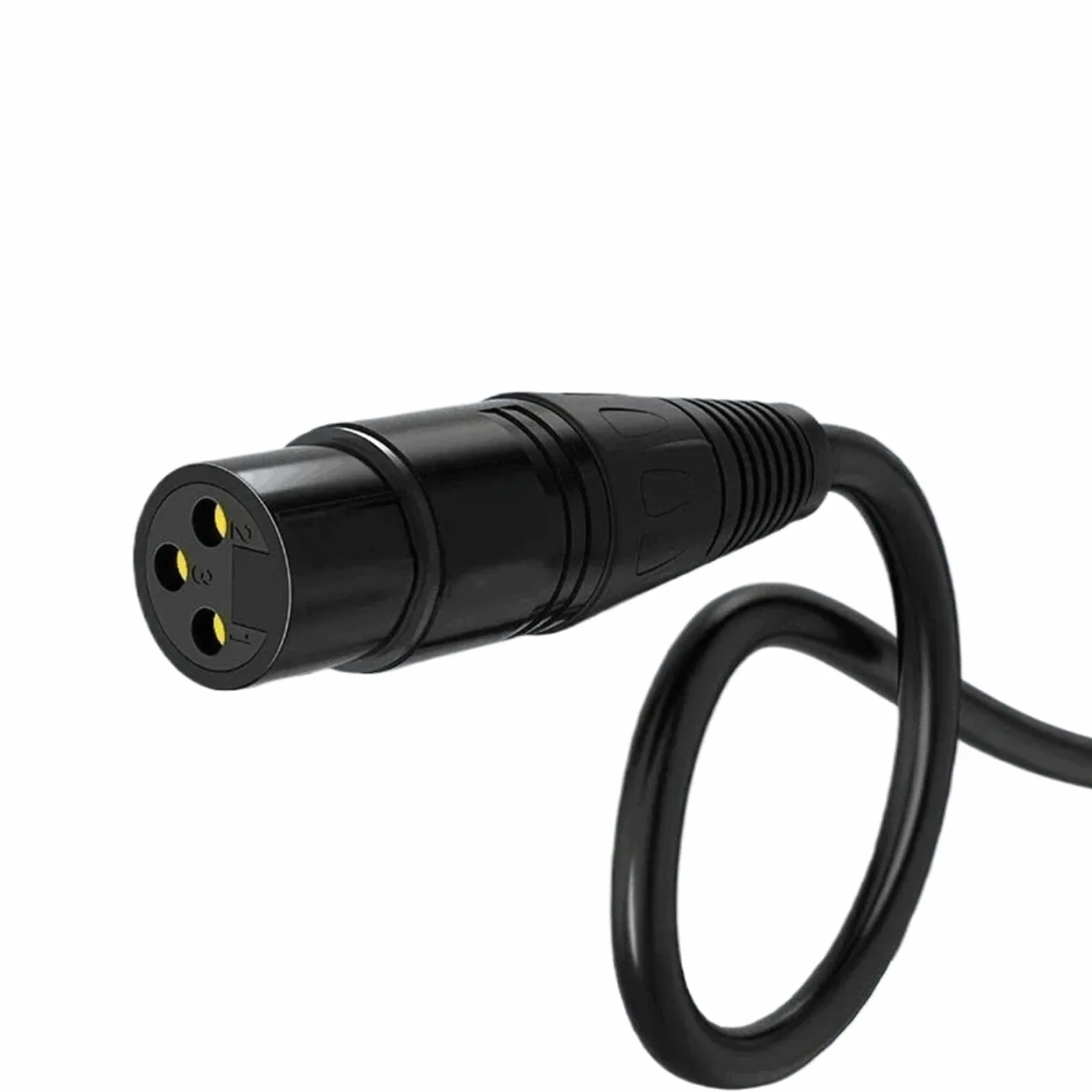 6,35 mm do XLR mikrofon głośnik audio kabel HiFi 3-pinowe gniazdo na 6,5 mm wtyczka do miksera, gitary, system stereo, wzmacniacz mocy (Black-TS, 12 m)