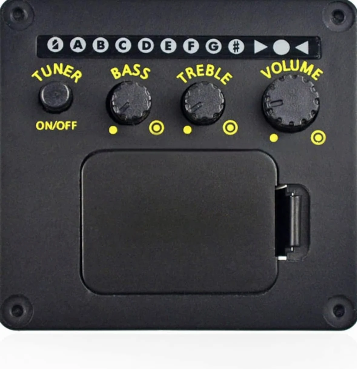 Mikrogitara akustyczna, przetworniki gitarowe przedwzmacniacz EQ Tuner Piezo Pickup Equalizer System Equalizer