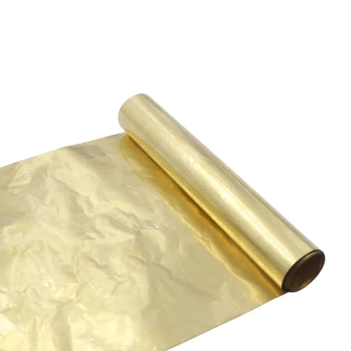 Ludom Złoty wałek z blachy mosiężnej, 0,02 mm x 200 mm x 1 m, płyta miedziana do prac domowych, cięcia, majsterkowania, napraw elektrycznych