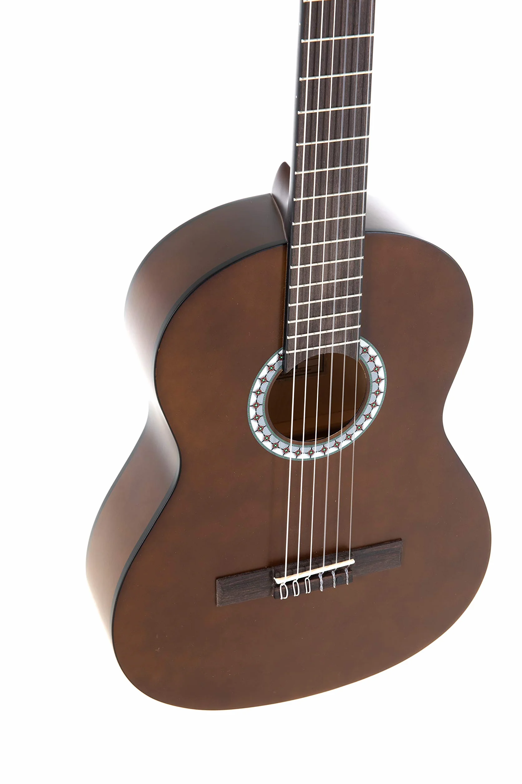 GEWA gitara klasyczna Basic 3/4, korpus lipa, podstrunnica drewno pakkaholz, chromowane maszynki, kolor orzechowy