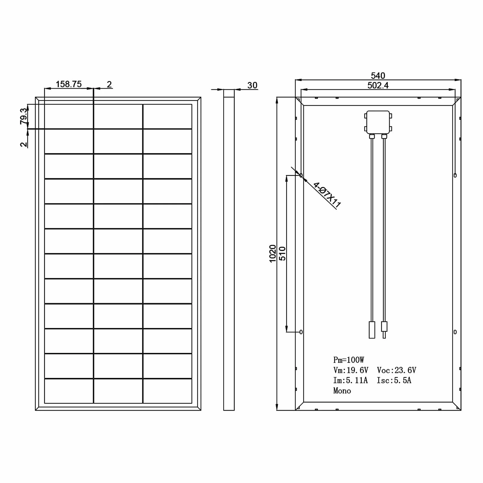 enjoy solar® Monokrystaliczny Panel słoneczny 100W 12V, PERC 9BB – idealny do kampera, instalacji balkonowej, altanki, łodzi