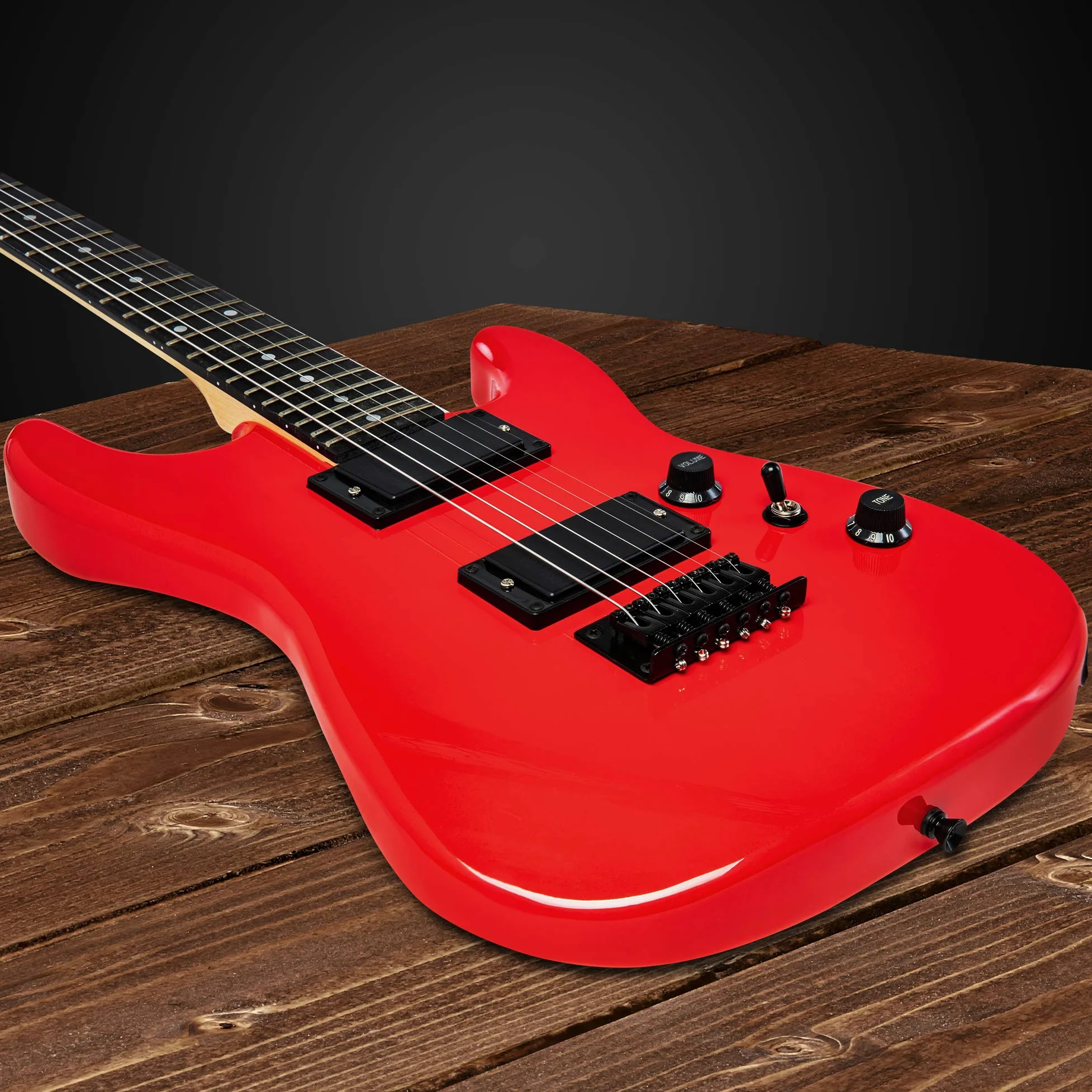 LyxPro Gitara elektryczna 36 cali i zestaw dla dzieci z gitarą dla początkujących, wzmacniaczem, sześcioma strunami, dwoma kostkami, paskiem na ramię, cyfrowym tunerem z klipsem, kablem i miękkim etui