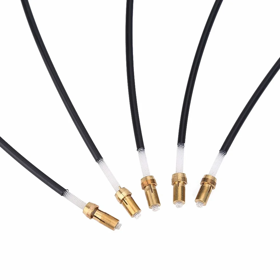 Skrzypce Tailgut, 5 Szt. Nylon Tailgut Tail Gut Tailcord z Mosiężnym Złączem śrubowym, Wymienny Tailgut Tailcord na Skrzypce 3/4 4/4