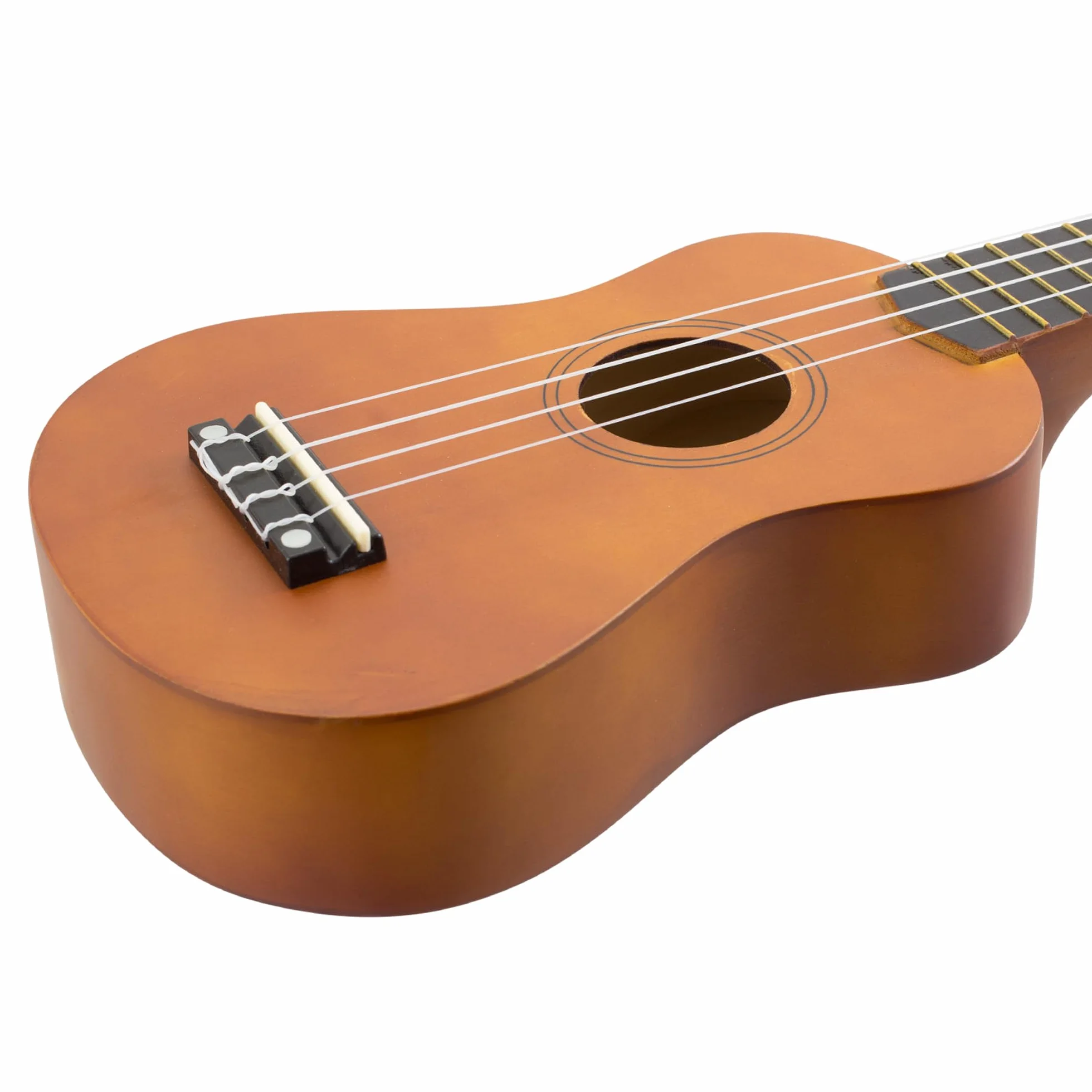 Leworęczny ukulele sopranowe dla początkujących z bezpłatną torbą