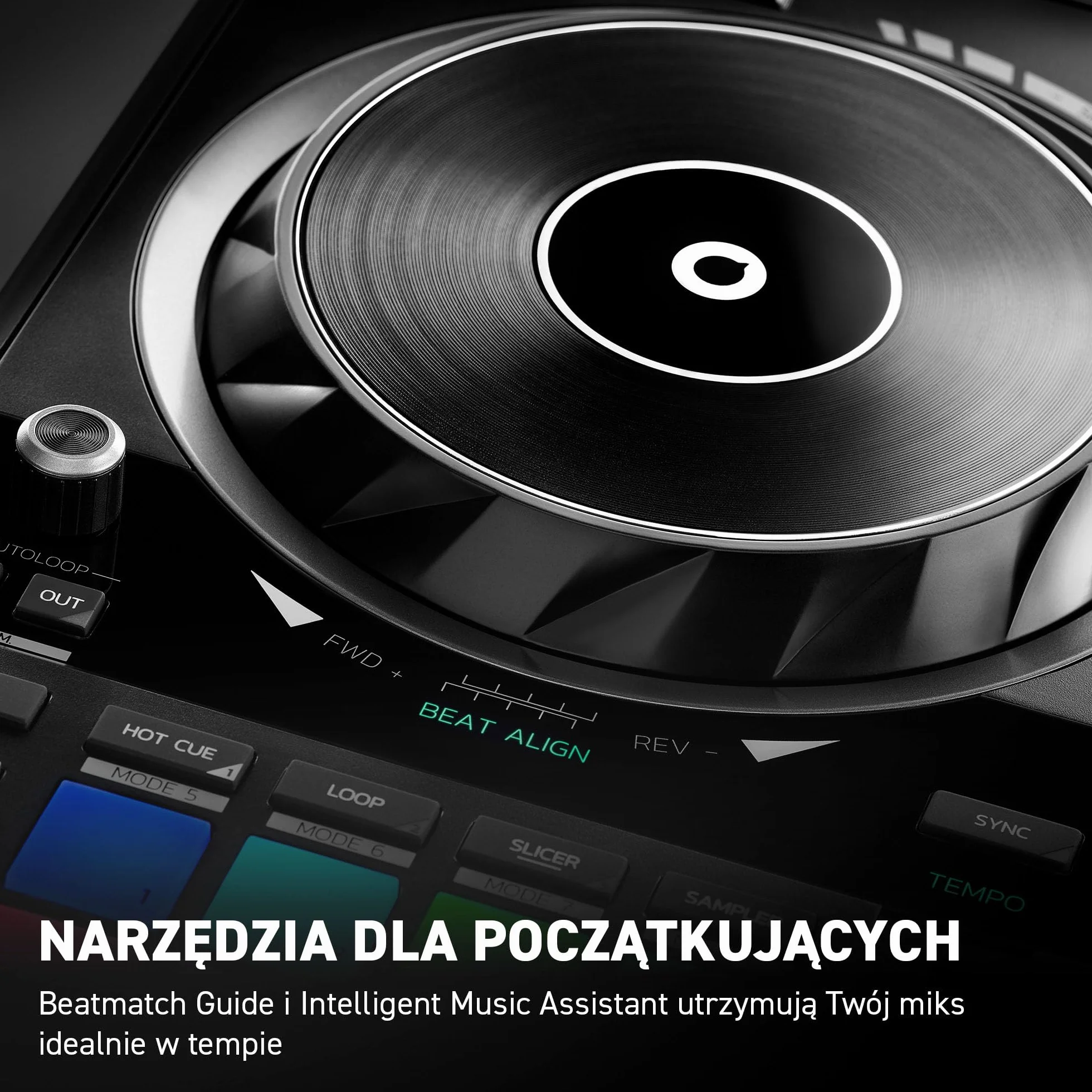 Hercules DJControl Inpulse 500 – 2-kanałowy kontroler DJ z interfejsem audio, efektami świetlnymi, kompatybilny z Serato DJ Pro i DJUCED, dla początkujących i zaawansowanych DJ-ó
