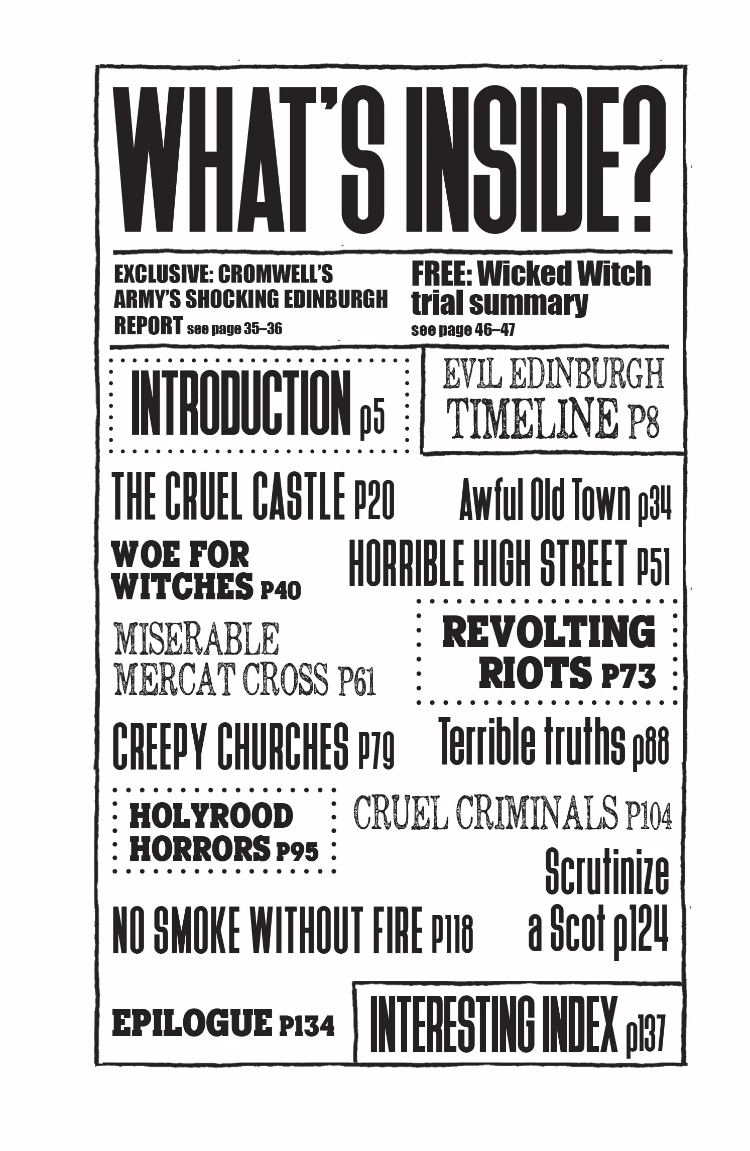 Gruesome Guide to Edinburgh (newspaper edition)