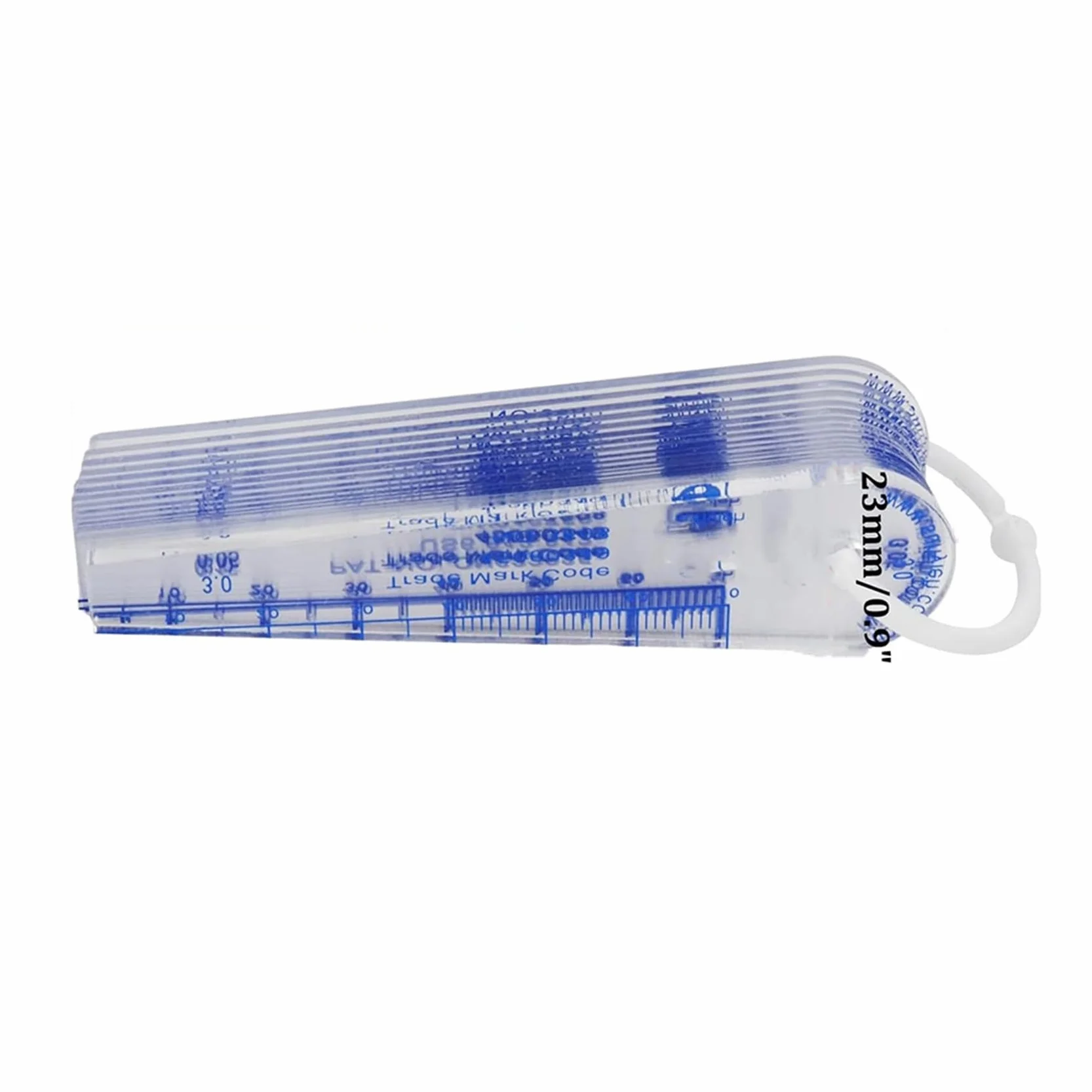 ISTOVO 10X Plastikowy Szczelinomierz 0,05 mm do 3 mm Metryczny Przyrząd do Pomiaru Szczeliny 21 Liści