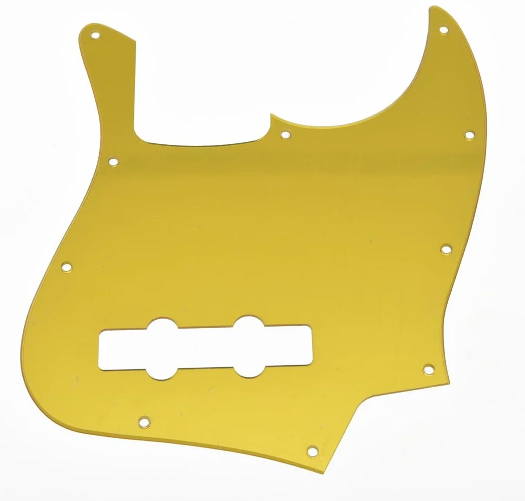KAISH Złote lustro USA Spec Jazz J Bass Pickguard Scrach Plate do Fender