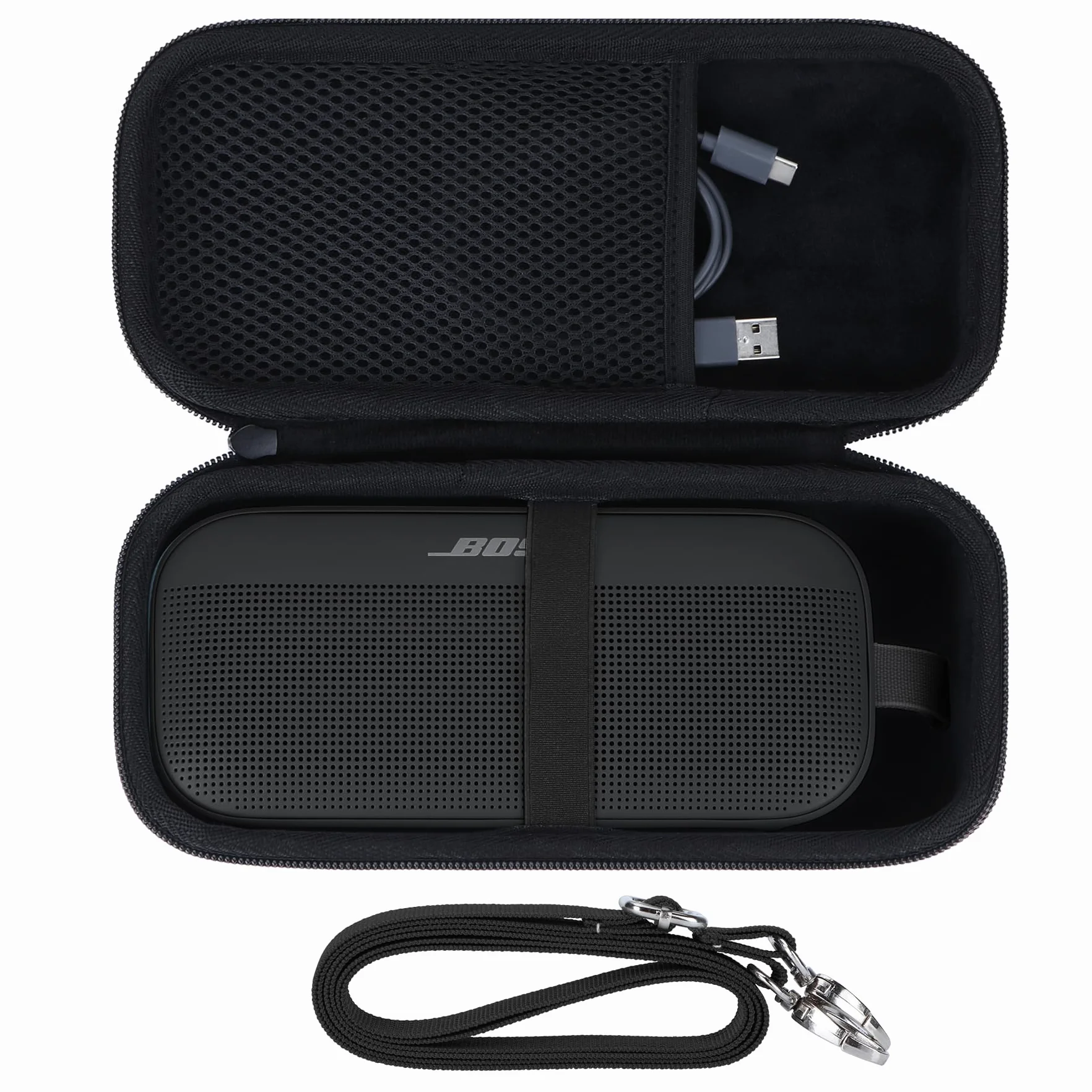 Twarde etui ochronne do Bose SoundLink Flex 2. generacji czarny