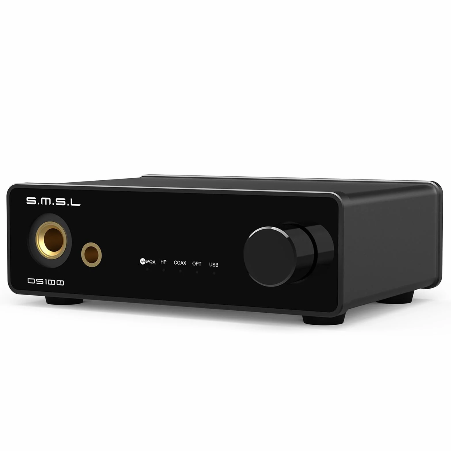 S.M.S.L DS100 USB MQA DAC z układem CS43131, wzmacniacz słuchawkowy 6,35 mm i 4,4 mm Obsługa MQA CD XMOS XU-316 32bit/768kHz DSD256 Wejście USB/optyczne/koncentryczne Mini DAC THD+N 0,00017%