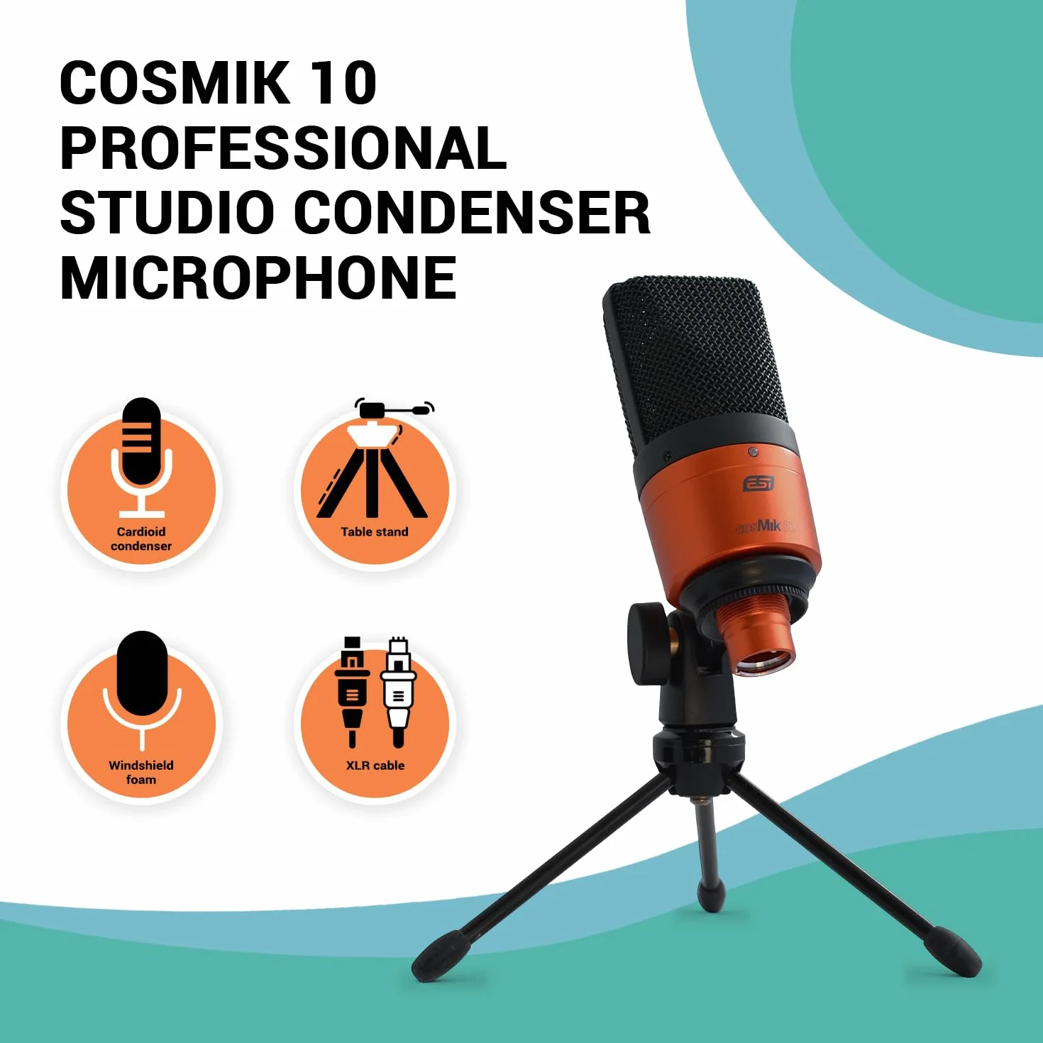 ESI U22 XT cosMik Set Professional Studio Recording Bundle