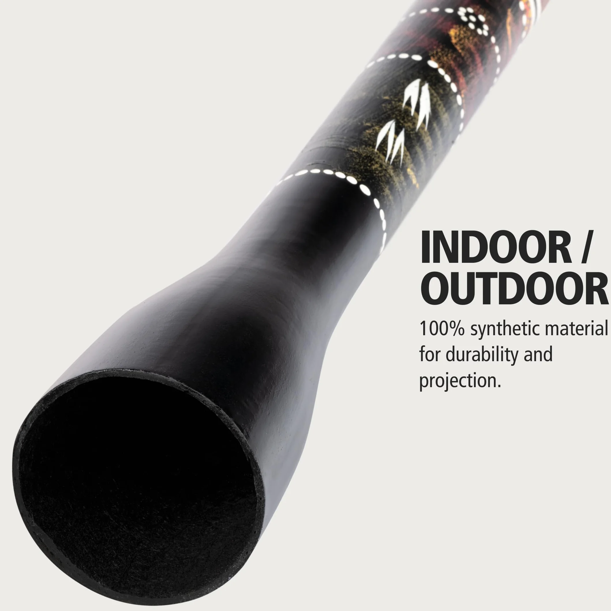 Meinl Didgeridoo TSDDG1-BK, Trombone 36" - 62", Fiberglass